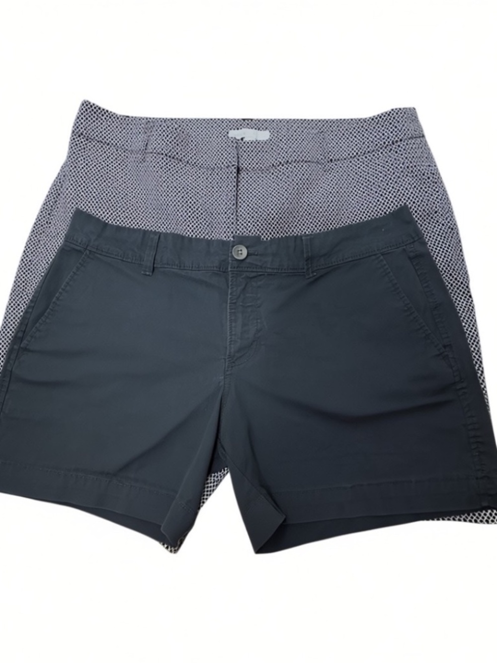 Shorts Bundle Old Navy Gray Chinos & Dalia Geometric Bermuda 2 Pack Size 8